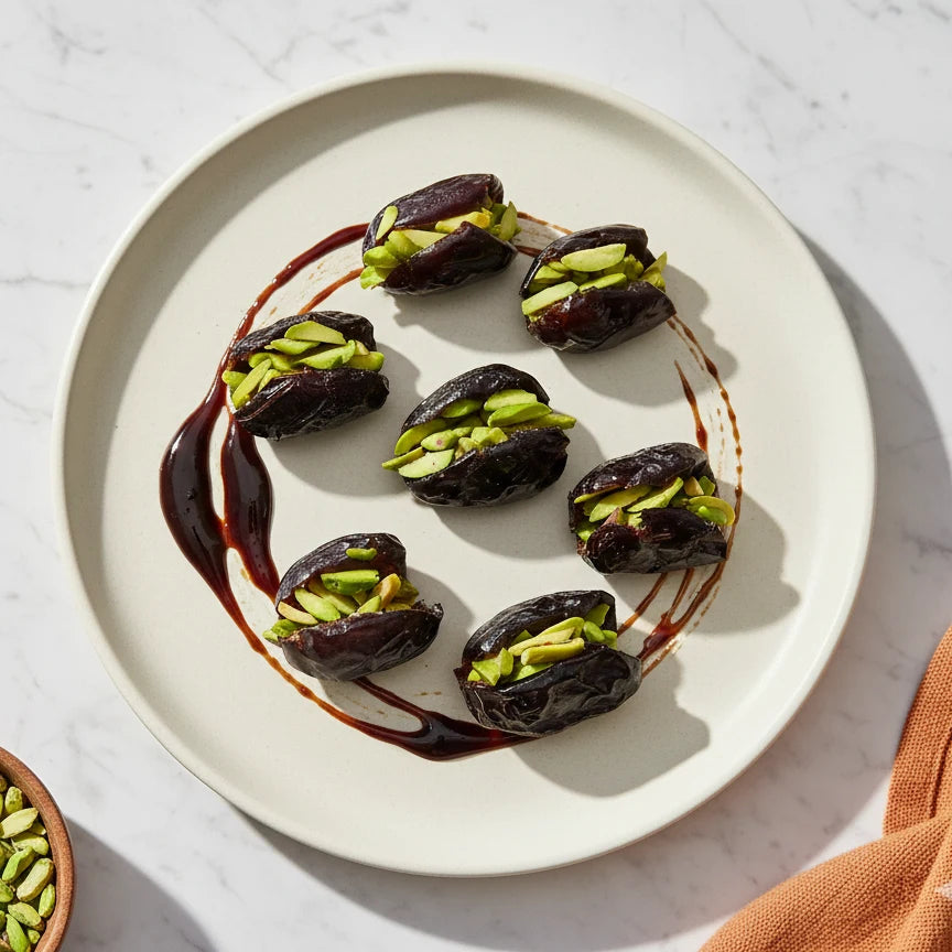 Ajwa Stuffed with Sliced Pistachio - Yathrib
