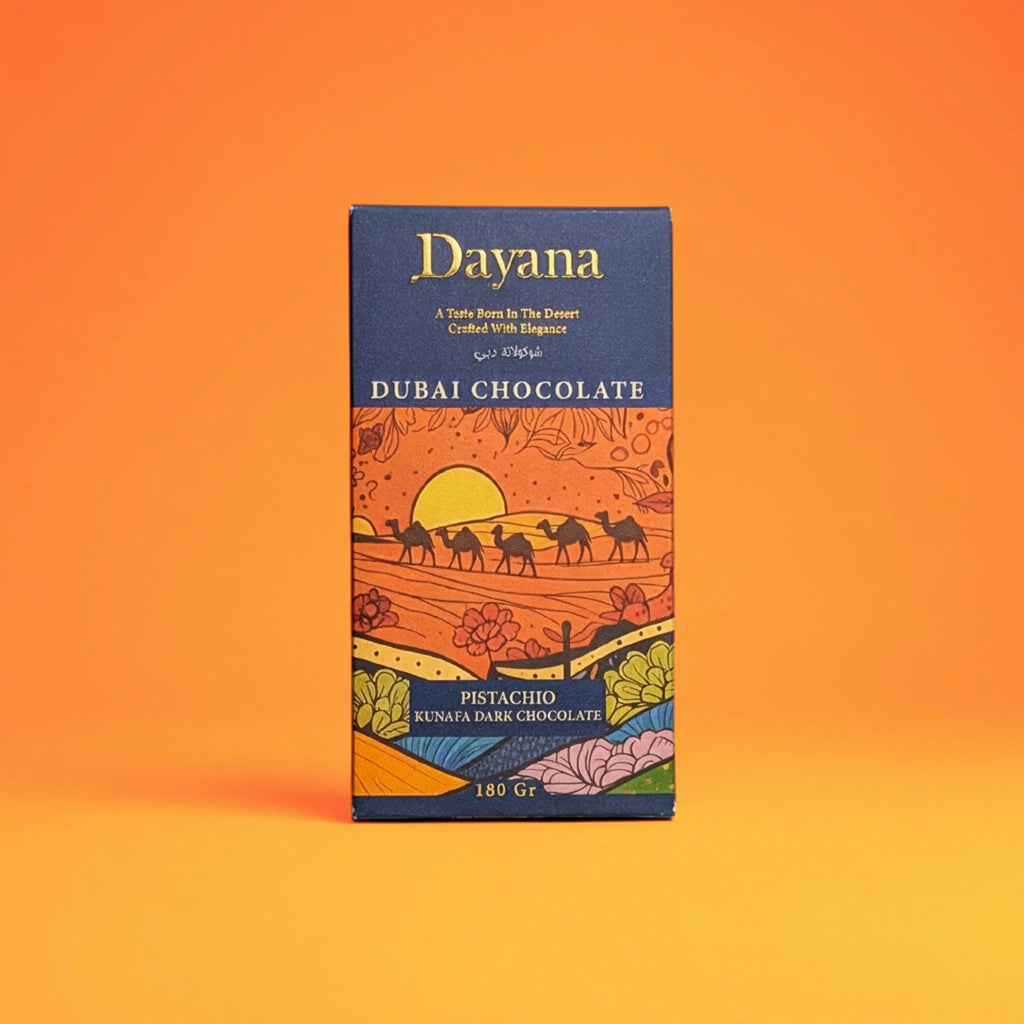Dayana Dubai Chocolate - Dark Chocolate 180gr
