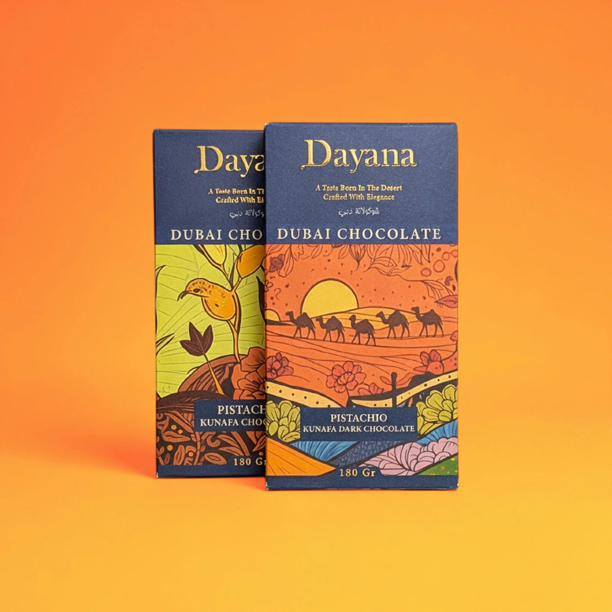 Dayana Dubai Chocolate - Dark Chocolate 180gr