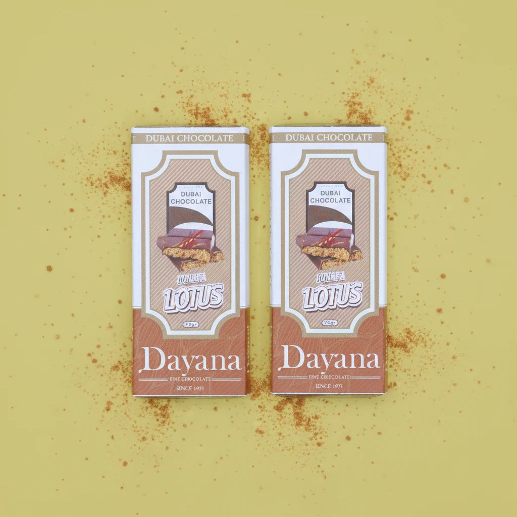 Kunafa Lotus Dayana Dubai Chocolate 75gr - Yathrib