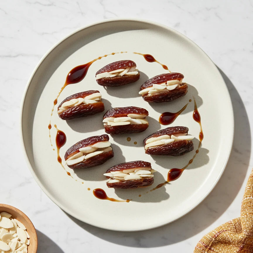 Medjool Jumbo Stuffed with Sliced Almond - Yathrib