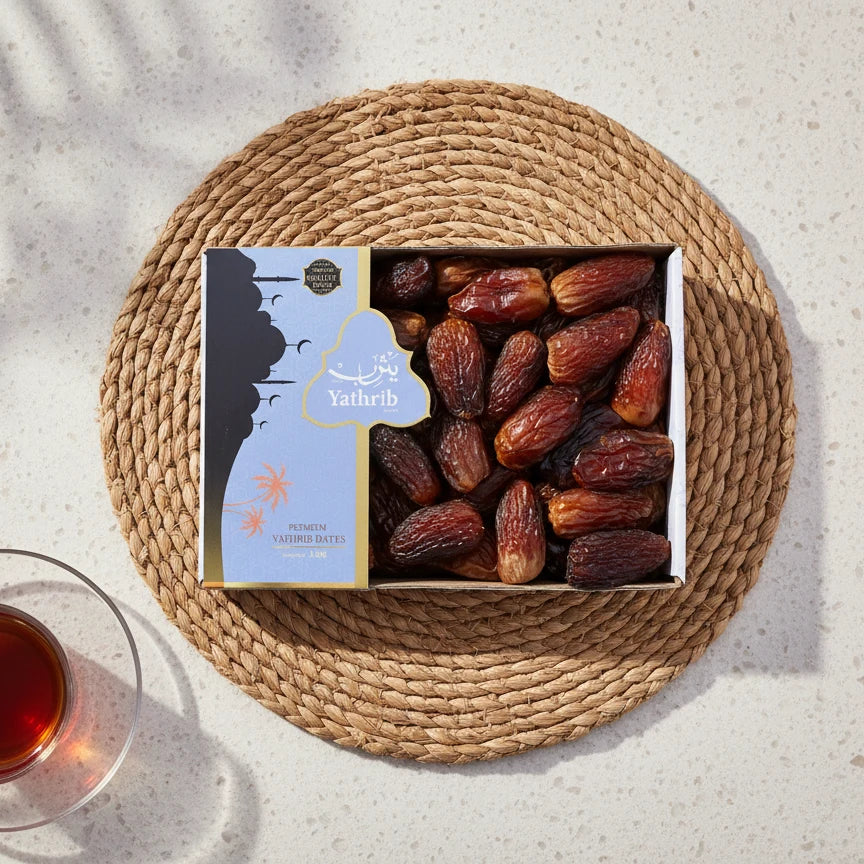 Pre Packed Mejdool Dates KSA 1000gr - Yathrib