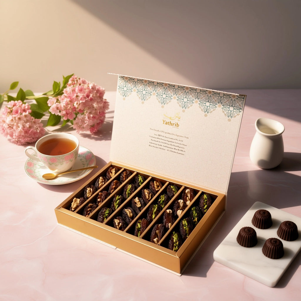 Yathrib Luxury Gift Set - Stuffed Dates - Yathrib