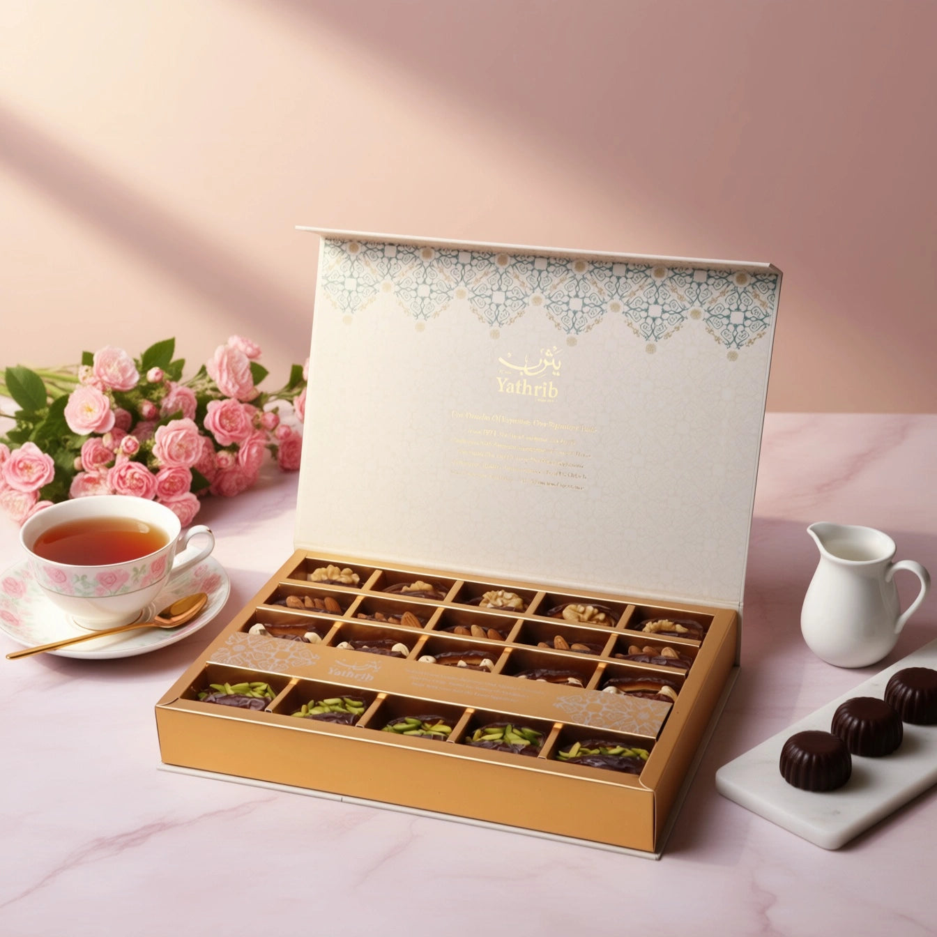 Yathrib Original Luxury Gift Set - Stuffed Dates - Yathrib